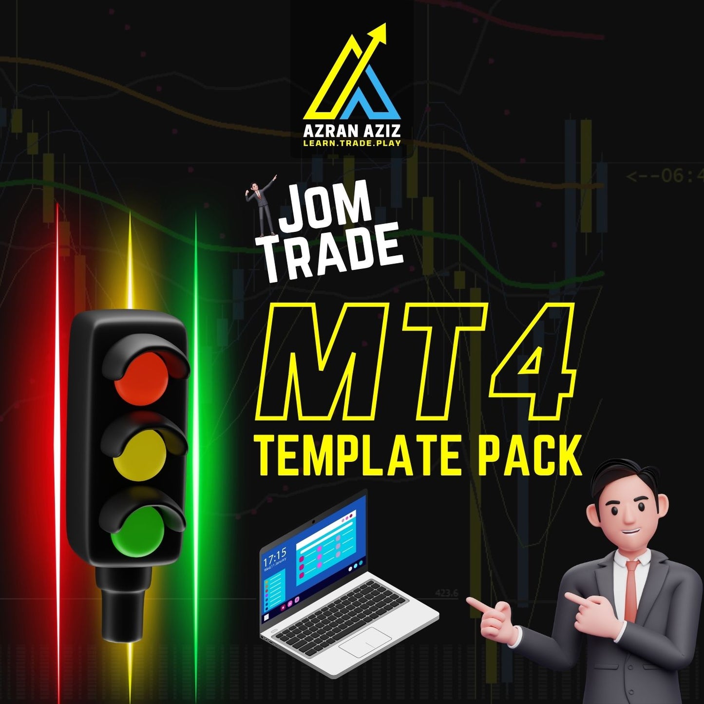 TEMPLATE PACK MT4 - JOM TRADE TRAFFIC LIGHT